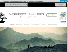Tablet Screenshot of comprehensivepaincenter.net